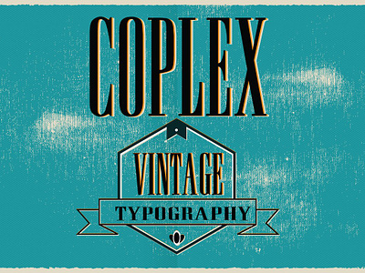 Coplex Typeface coplex typeface custom decorative decorative elegant display font logo modern fun old serif period style sign signage typeface vintage western