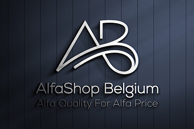 Logo Design for AlfaShop Belgium