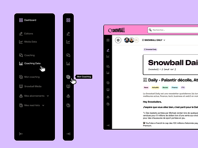 Navigation for Multi Roles Application app application complexity dashboard design fintech media navbar navigation neobrutalism neubrutalism product design scale ui ux