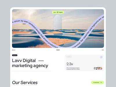 Lavv Digital. Website | UX/UI design agency design development ui uiux user interface ux web webdesign website