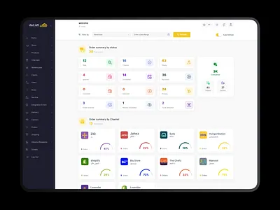 Cloud-Shelf Dashboard ui ux