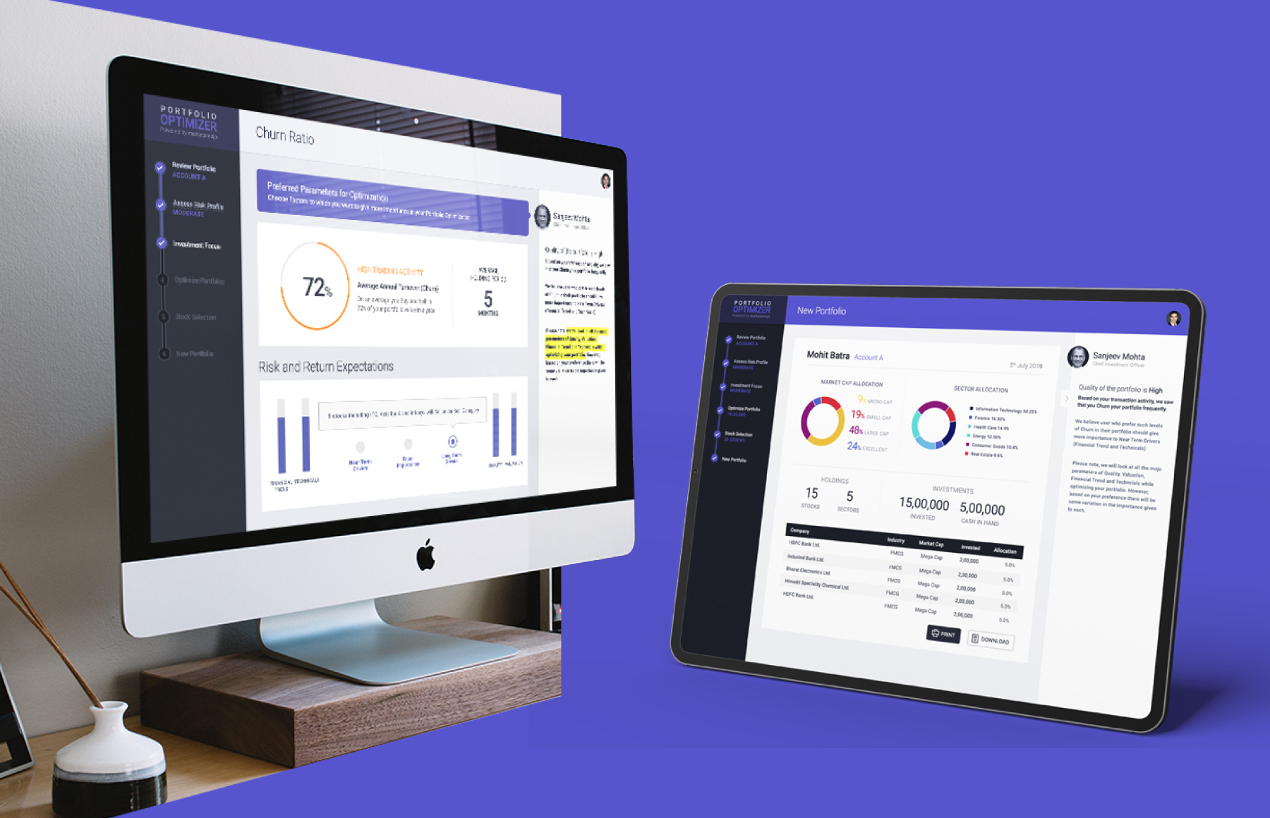 Example of Fintech Branding + Product UI/UX Design