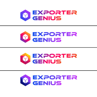 Logo Design For Exporter Genius logo