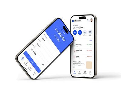 Treinetic Fintech Mobile Application ui