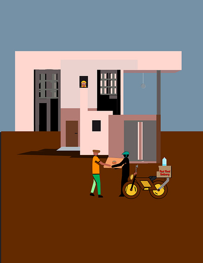 Urban Home Apartment Illustration animation graphic design