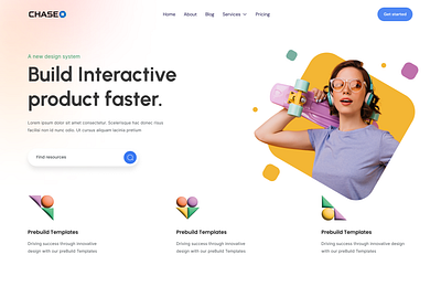 modern landing page design / ui ux branding clean ui design graphic design hero section landing page modern ui ui ui design ux web design web development