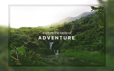 Tea Mountains animation design graphic design minimal web design ui website design