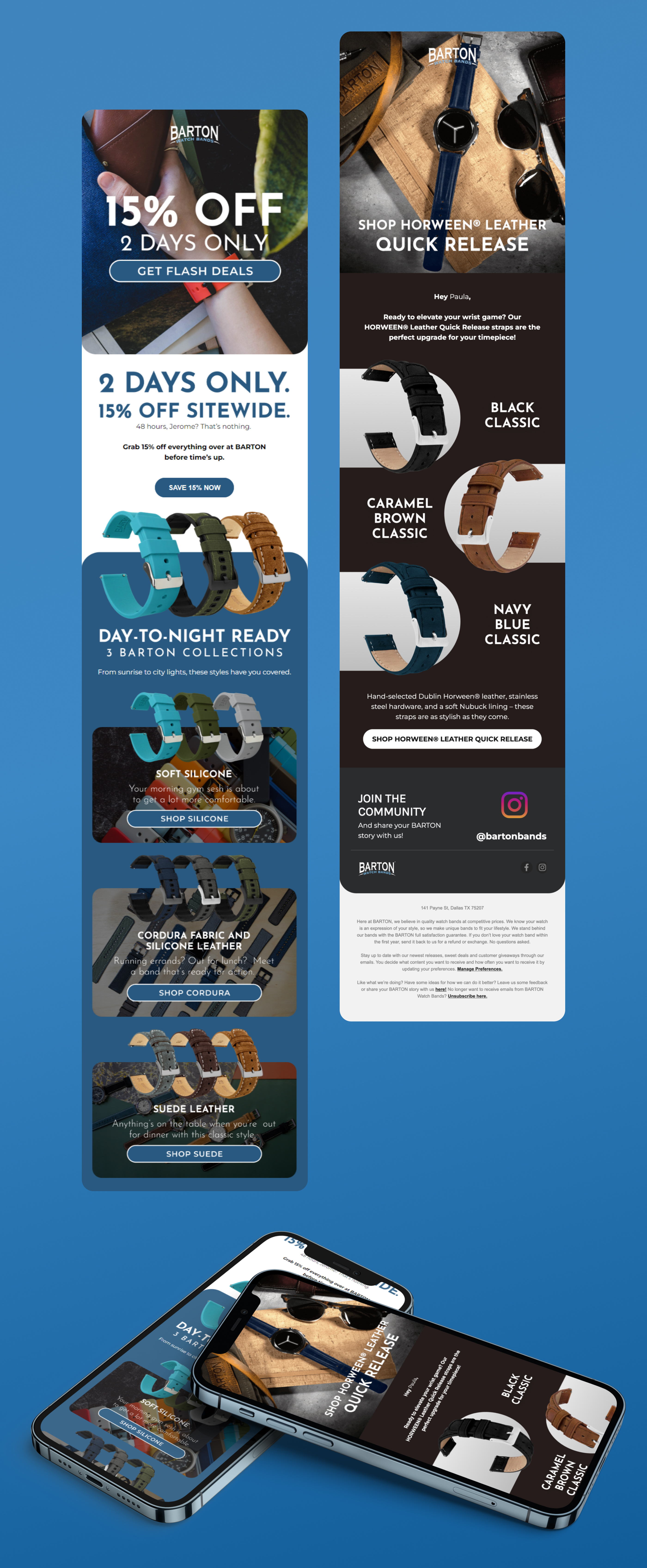 Email Design For Accessories Brand | Flowium Email Marketing email campaigns email design email marketing email template klaviyo klaviyo email design newsletter newsletter design