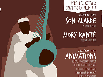 Musaïka 2013 afsco festival graphic design moty kanté mulhouse music poster world music