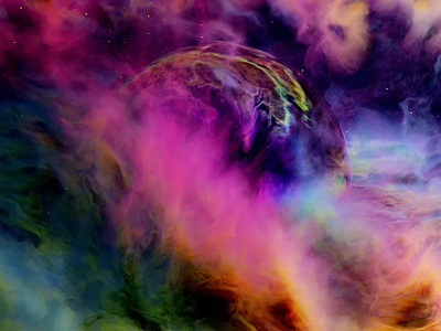 Rib Nebula Sphere 3d animation blender illustration landscape motion graphics nebula procgen sciencefiction volumetric