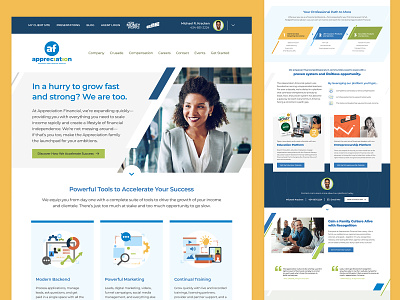 Financial Services Website figma financial home page layout web web design website