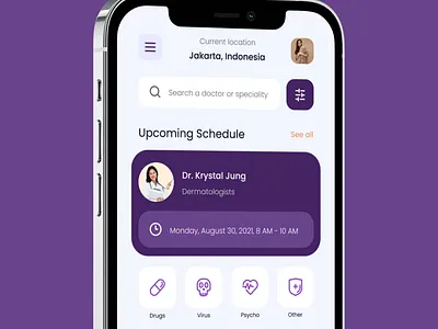 Appointment App app design application design appointment doctor schedule ui ux ux design