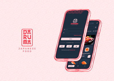 Daruma Japanese Food | UI Design App Delivery graphic design product design ui ui design ux