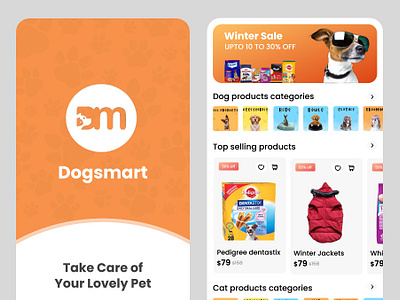 Dogs Mart design dribbble figma graphic design ui uidesign uiux xd