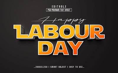 Lobour Day'' 3D Editable Text Effect Style 1may 3d 3d text effect branding day day 3d text design graphic design happy labour day illustration letter effect lobour 3d text effect lobour day logo psd lobour 3d text effect style text