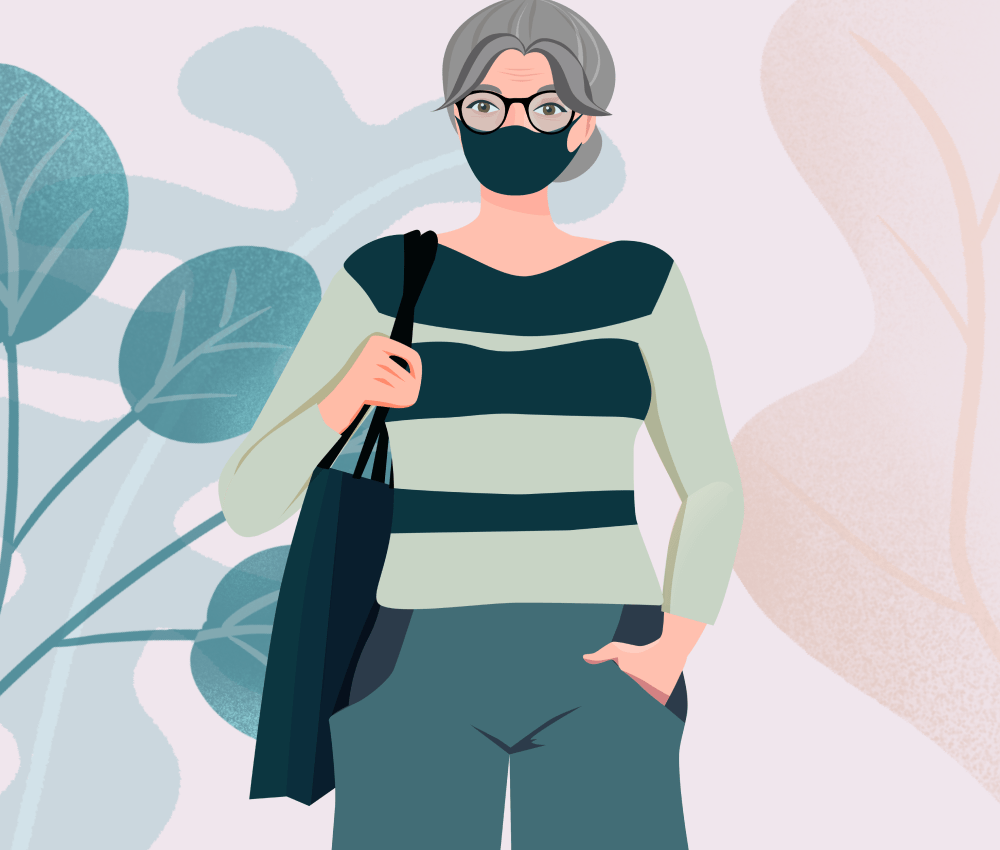 Sylvia - Covid-19 illustration