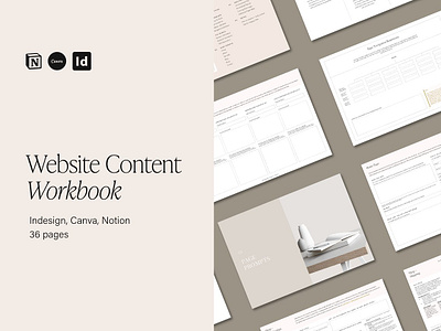 Website Content Workbook canva template content content workbook copywriter copywriting help guide indesign indesign magazine indesign presentation squarespace website website content workbook website design website designer website template website workbook website worksheet wordpress wordpress template worksheet