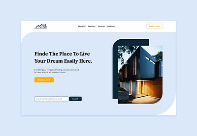 Real Estate Web Design creativitate graphic design inspirație real estate ui ux web webdesign