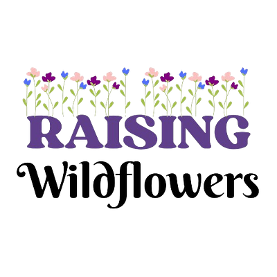 Raising Wildflowers/Little Wildflower digital flowers graphic design mama png