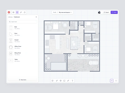 Decoroom: Virtual Interior Design App - Library ai architecture artificial intelligence dashboard decor decoration interior interior design interior designer product design property saas sketch uidesign uiux uiux design uxdesign virtual virtual interior design web app