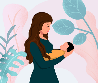 Fertility while having Ovarian Cancer illustration illustrator