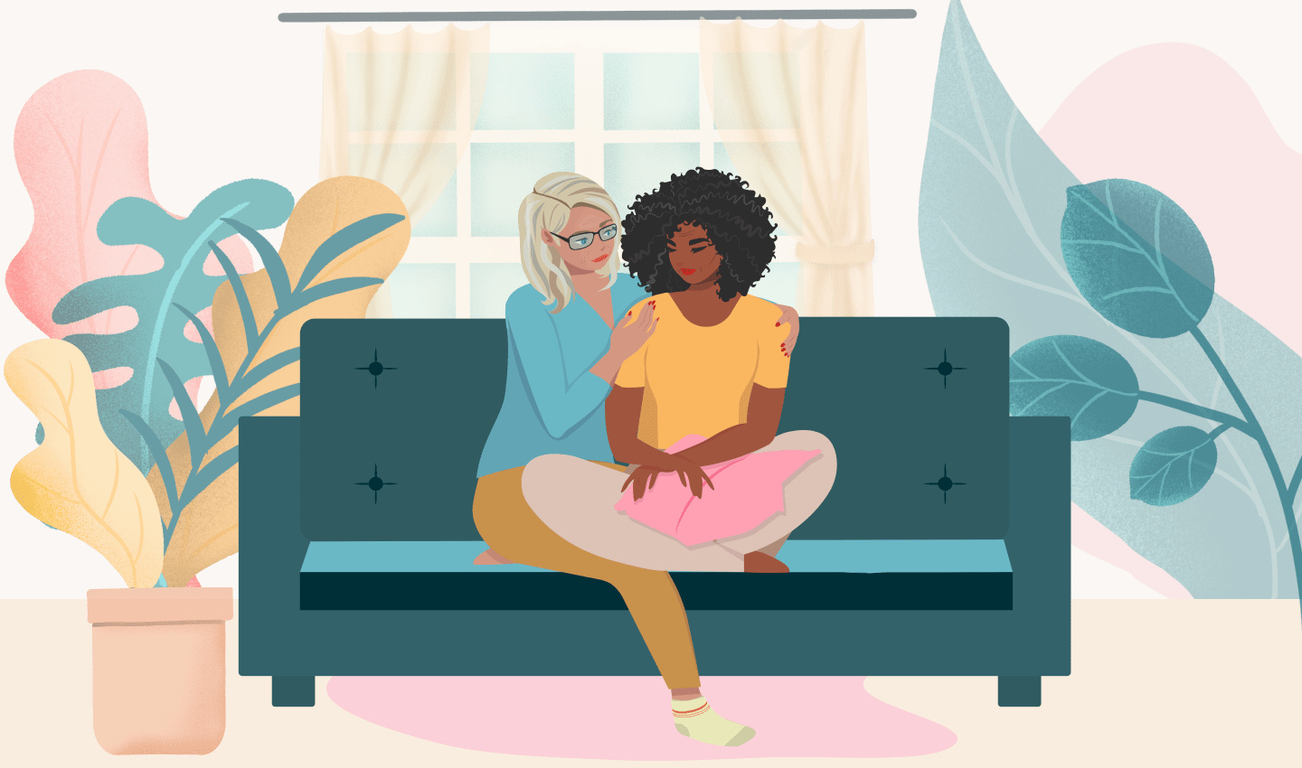 Ask for support illustration illustrator