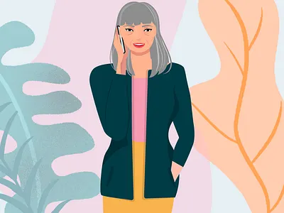 Johana support illustration