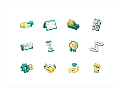 SuperFine → [Livble] [Icons] 2d 3d brand icons illustrations