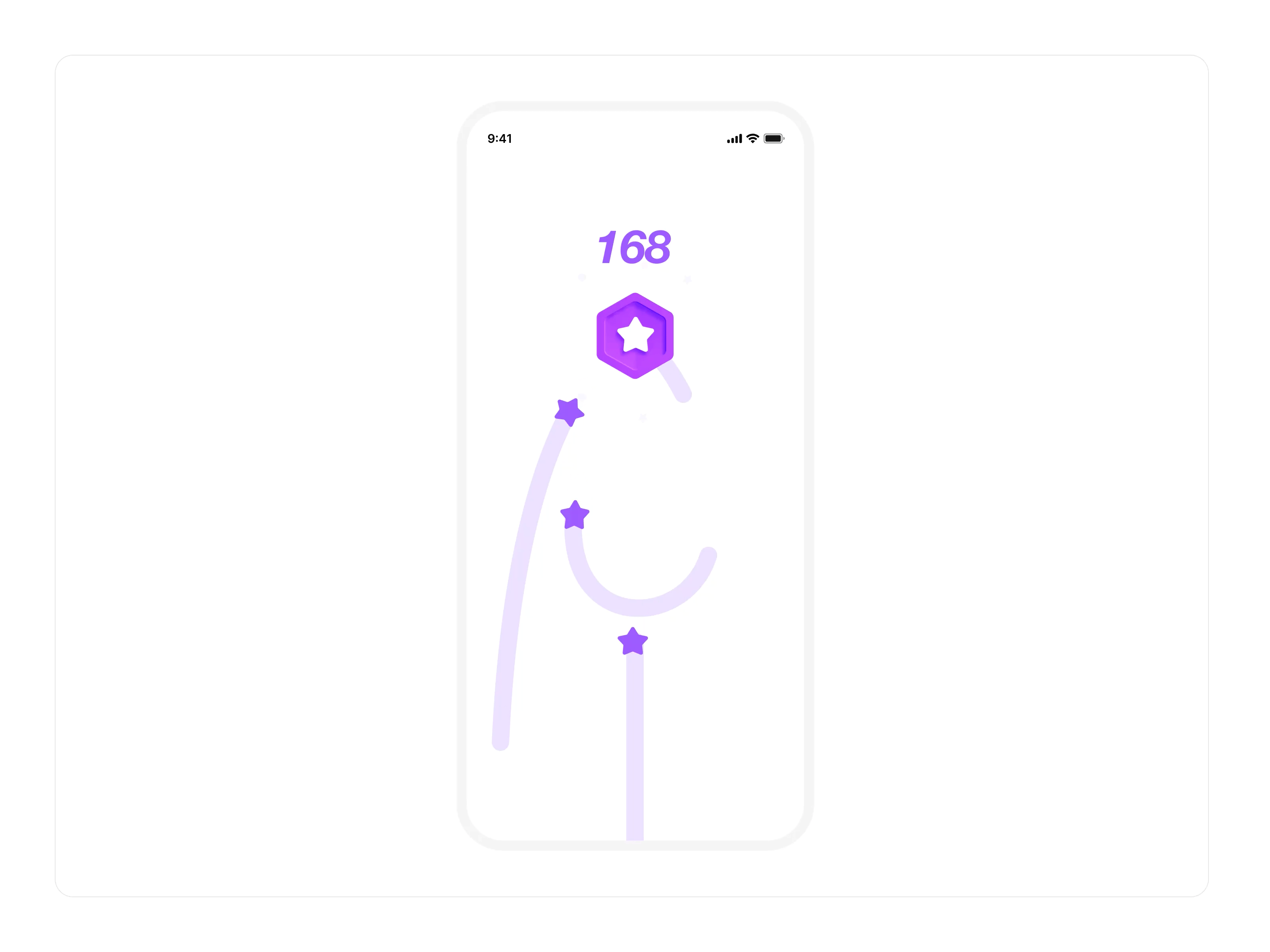 SuperFine → [Work Contacts] [Cash-Out] animation app celebration design purple stars success superfine ui ux