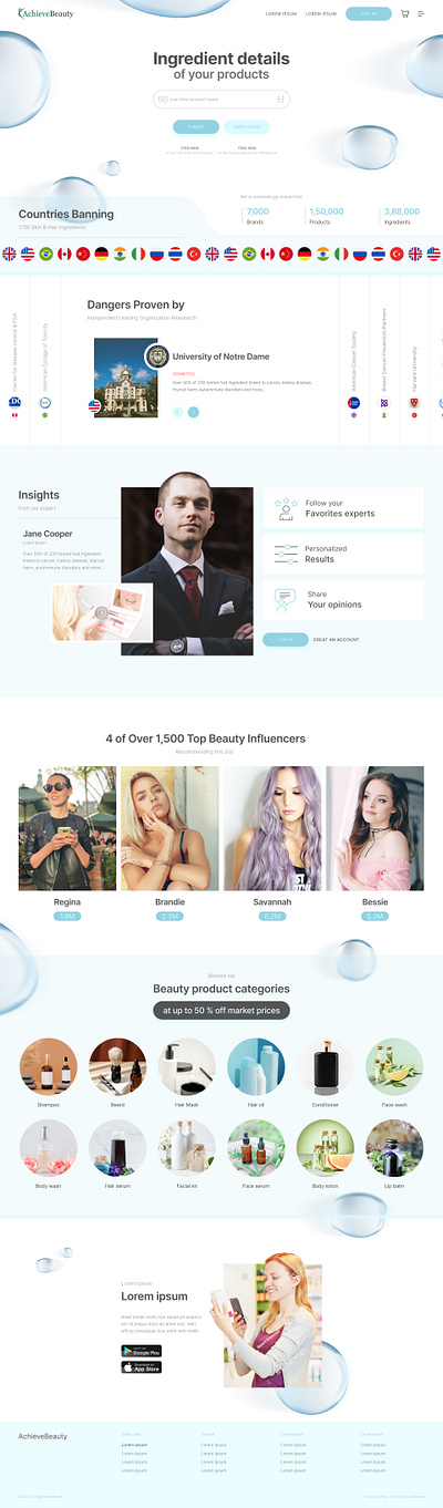 Achieve Beauty branding graphic design logo ui