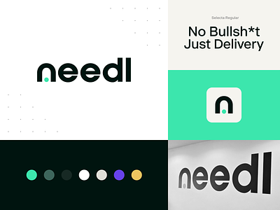 Needl Branding brand dot identity logo mark symbol wordmark