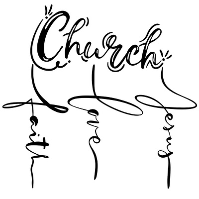 Church design digital files graphic design illustration png