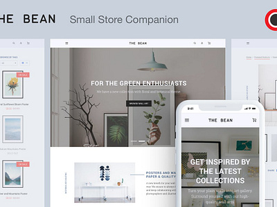 The Bean - Small Store Shopify Theme coffee shop drag and drop ecommerce miminal shopify theme online store page builder poster print shop shop shopify shopify theme simple shopify theme