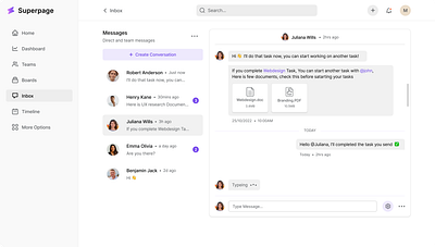 Task Management UI Kit - SaaSify.design board chat design figma graphic design indie landing message page saas saas design task task management ui ui kit