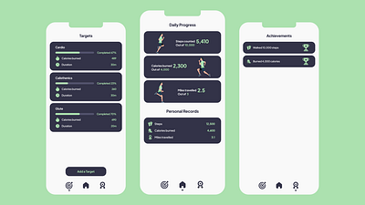 Fitness tracking app design and animation animation animation video app animation app design app designer app preview design and animation figma fitness app fitness app animation fitness app design fitness tracking app interaction design motion design motion graphics ui animation ui animator ui design ui designer ui ux