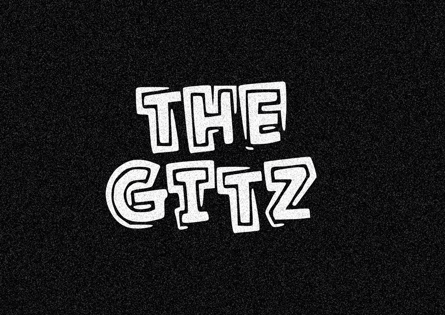 THE GITZ Logo Type Ideas badge band bands branding grunge logo logo type merchandise punk punk rock ramones rebel rebelious rebellion typography