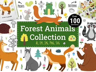 Forest Animals Collection cartoon