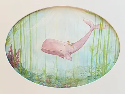 Josiah & the Whale childrensbooks illustration illustrator picturebooks watercolor watercolor paint