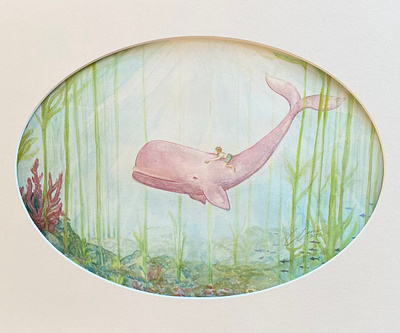 Josiah & the Whale childrensbooks illustration illustrator picturebooks watercolor watercolor paint