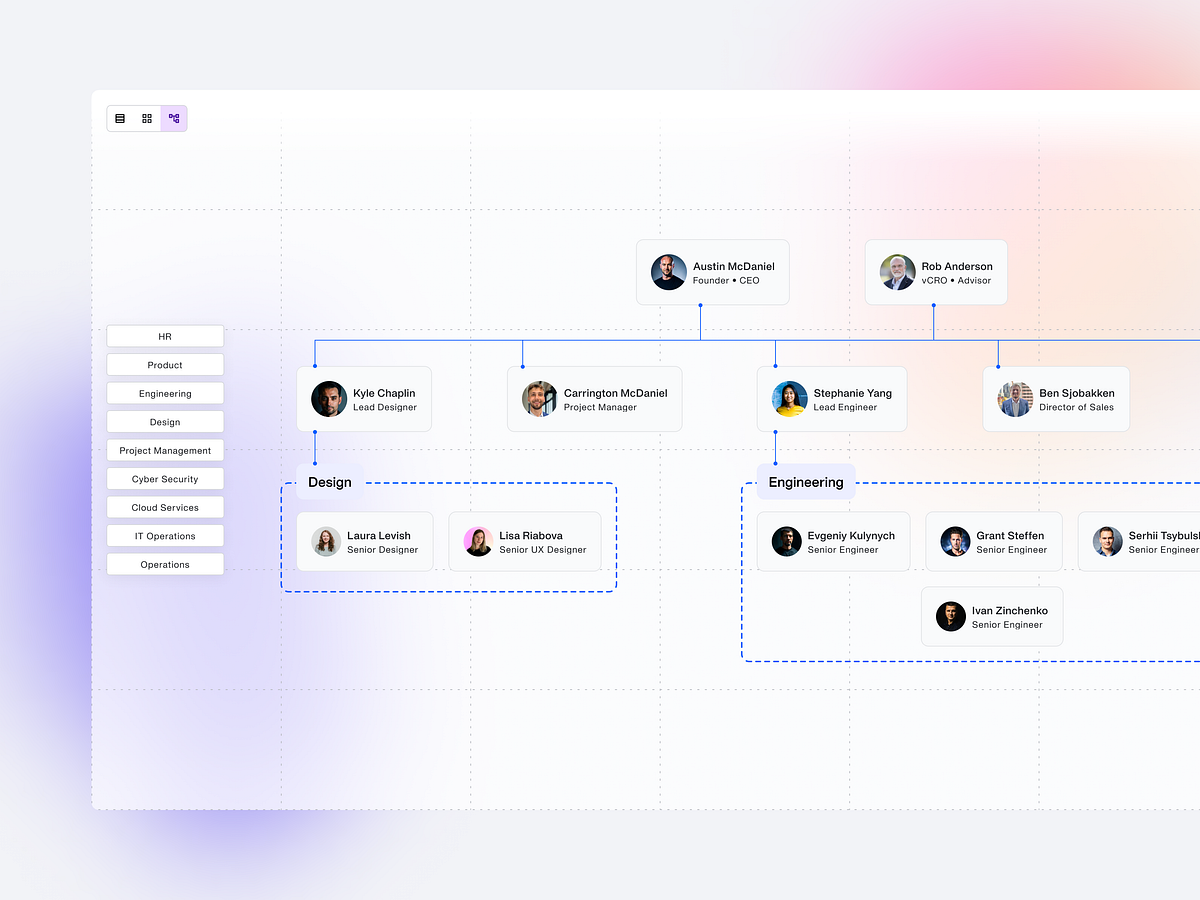 Browse thousands of Org Chart images for design inspiration | Dribbble