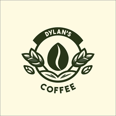 Dylan's Coffee Logo design graphic design logo shop vector