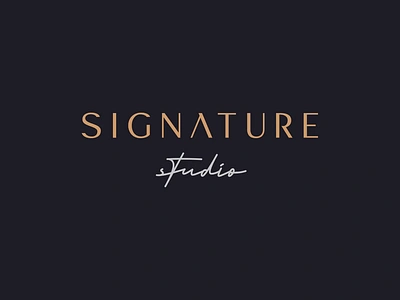 Signature Studio brand identity branding clothing dubai effendy fashion hand lettering logo logo animation logotype luxury logo minimal modern motion graphics pakistani process san serif signature studio type typography