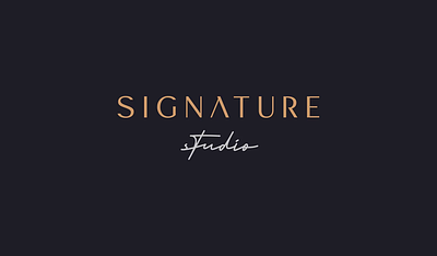 Signature Studio brand identity branding clothing dubai effendy fashion hand lettering logo logo animation logotype luxury logo minimal modern motion graphics pakistani process san serif signature studio type typography
