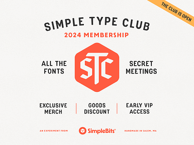 Simple Type Club 2024 fonts type typedesign typography