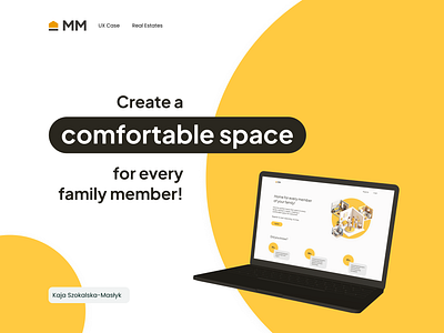 MM REAL ESTATES WWW PAGE design real estates ui ux www page