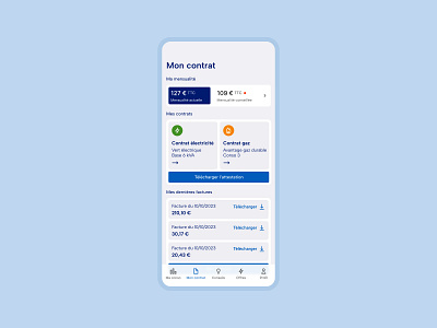 "EDF & Moi" App Redesign app