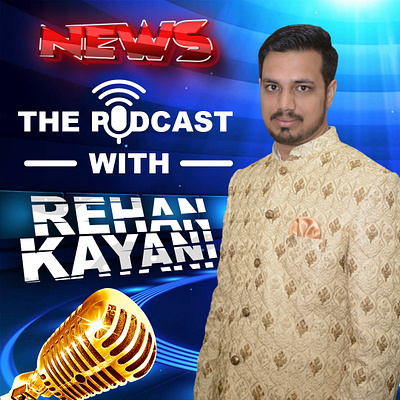 News Podcast Cover Design by Farhan Kayani khabarnama khabrain news channel podcast news podcast newspaper newspaper podcast radio podcast