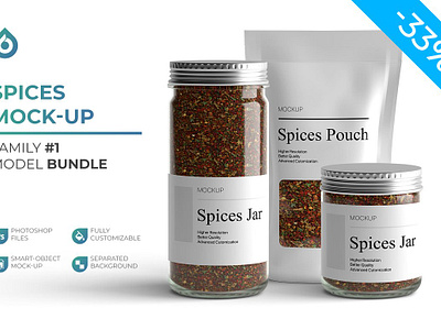 Spices Mockup bottle bottle mockup doypack doypack mockup jar jar mockup mock up package package mockup packaging mockup pouch smart object mockup spice spice salt spices spices and herbs spices mockup