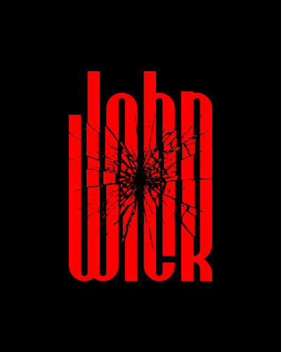 John Wick design johnwick lettering type