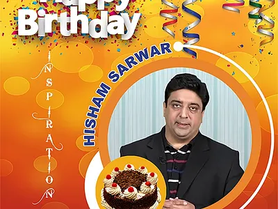 Hisham Sirwar Birthday Wish by Farhan Kayani birthday card designing birthday wish digital birthday card hisham sarwar